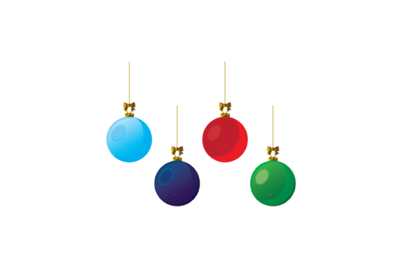 Christmas Ball Lights 027 Illustrations for Festive Branding