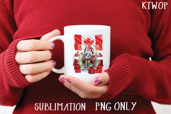 Christmas Gnome Canada Sublimation PNG for Local Branding