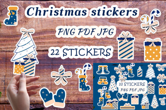 Christmas Stickers Merry Christmas Illustrations Review