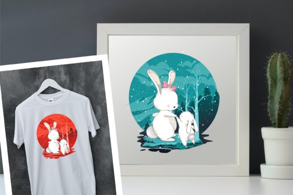 Christmas with Happy Cute Bunny Family Embroidery Review
