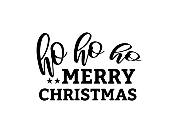 Ho Ho Ho Merry Christmas Illustration Review