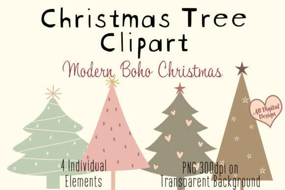 Modern Christmas Illustrations for Branding